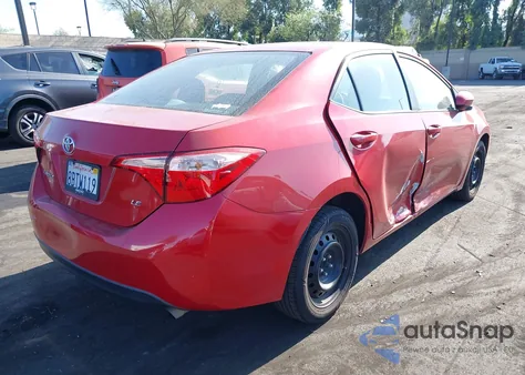 2018 Toyota Corolla Le from USA, damaged, VIN 5YFBURHE1JP760799